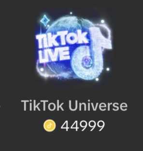 一番高いギフト「TikTokUniverse」【約83,000円】